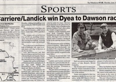 1998 Star Carriere and Landick Win D2D Race